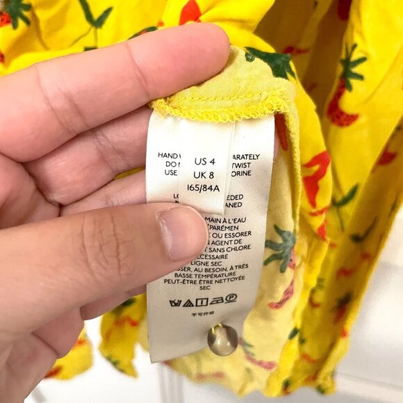 Anthropologie Kendra Dandy Strawberry High Heel Boots Yellow Blouse 4 OB1271581 - Picture 4 of 7